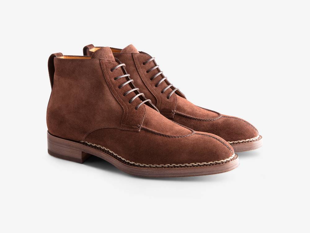 Paolo Sartori Art. 708 Boots In Camoscio Marrone