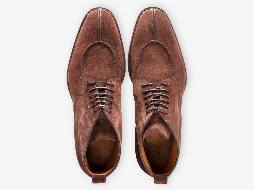 Paolo Sartori Art. 708 Boots In Camoscio Marrone