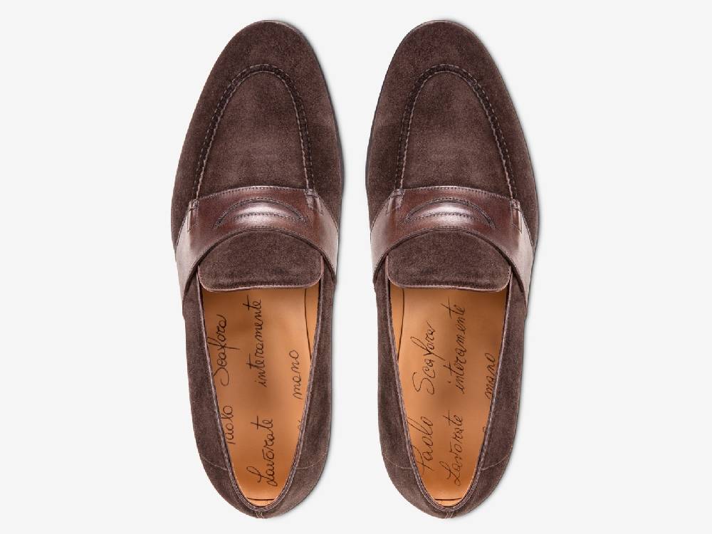 Paolo Sartori Art. 726 Loafer In Suede Cotto