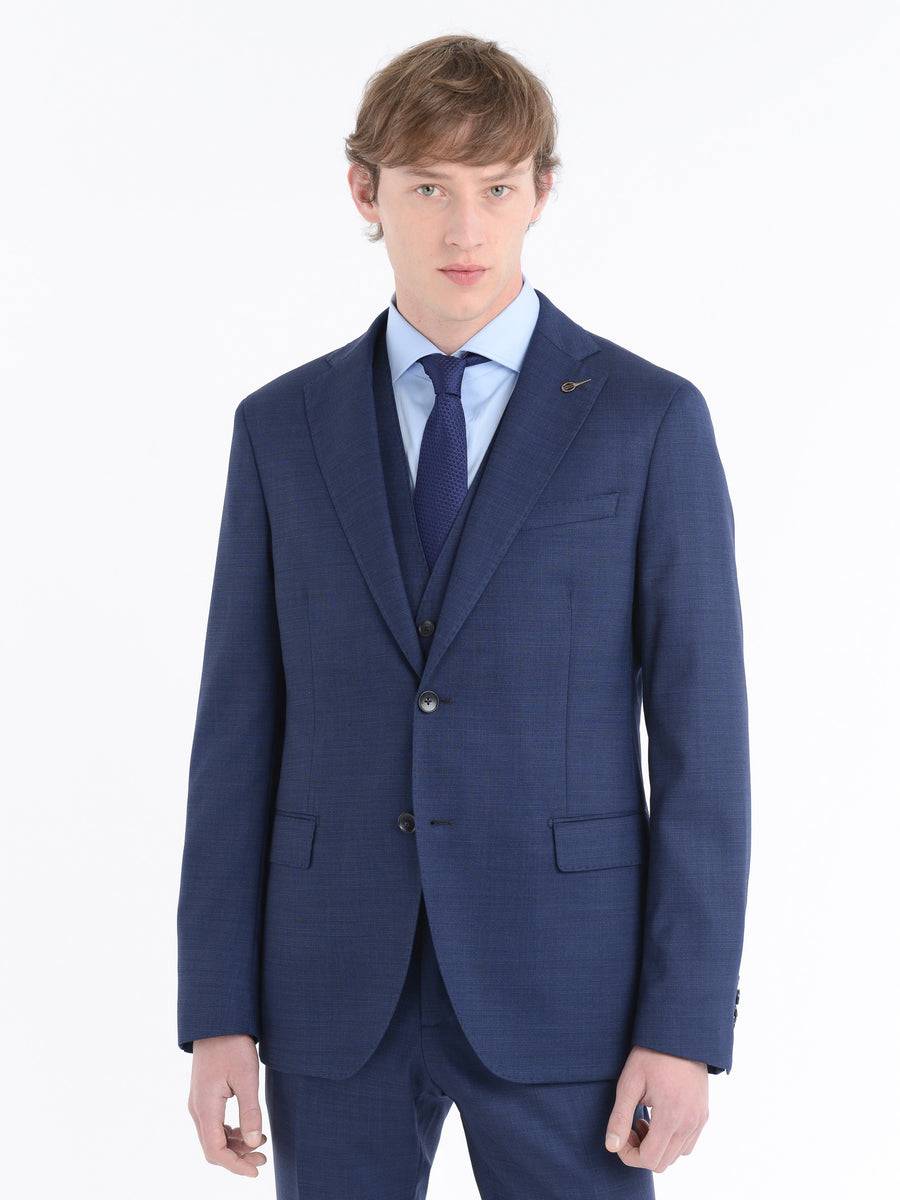 Paoloni Abito Con Gilet Microarmatura Lana Stretch