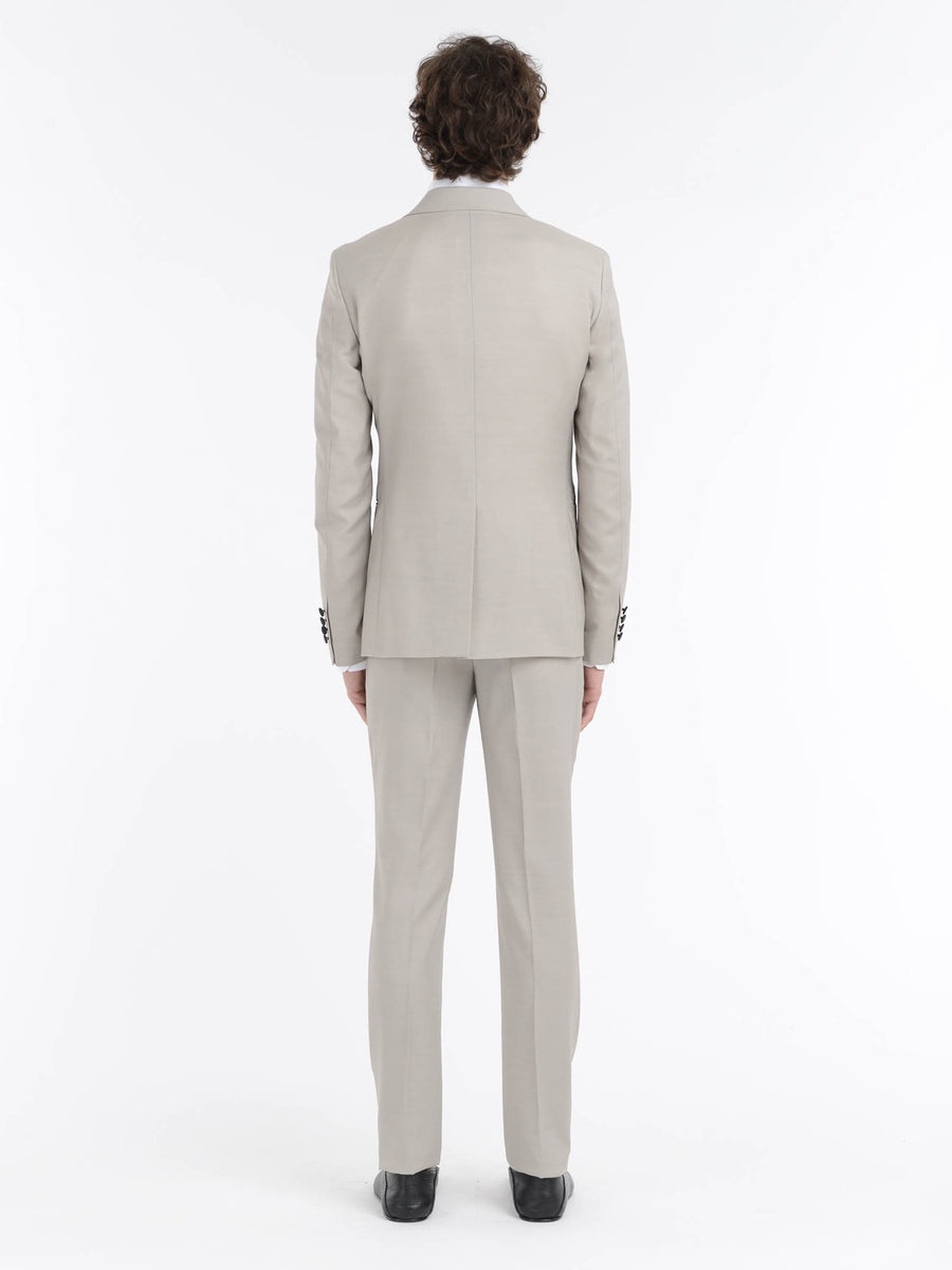 Paoloni Abito Con Gilet Tela Misto Lana