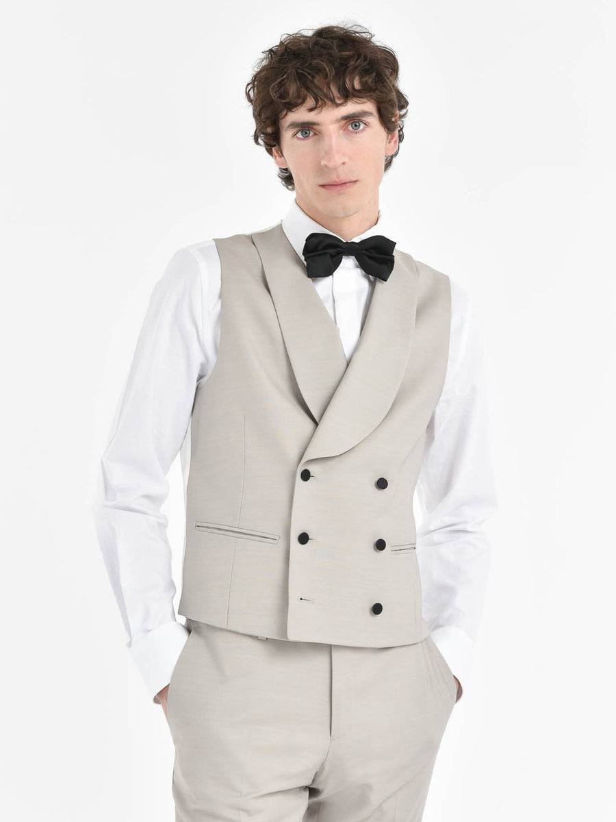 Paoloni Abito Con Gilet Tela Misto Lana