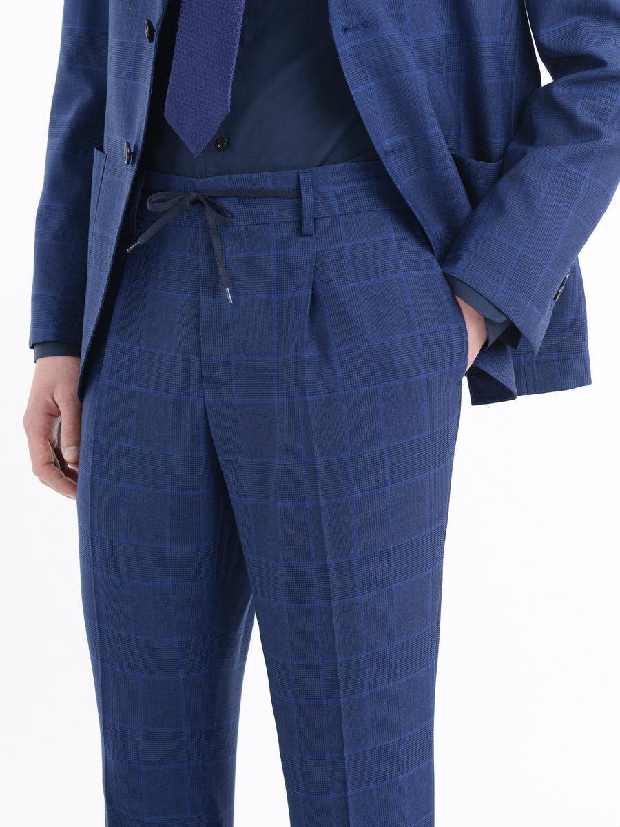 Paoloni Abito Sfoderato Check 'ton Sur Ton'