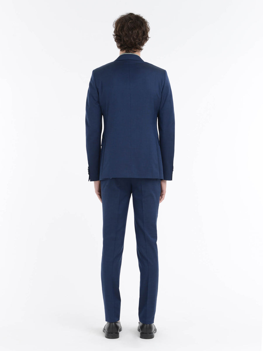 Paoloni Abito Slim Microarmatura Lana Cotone