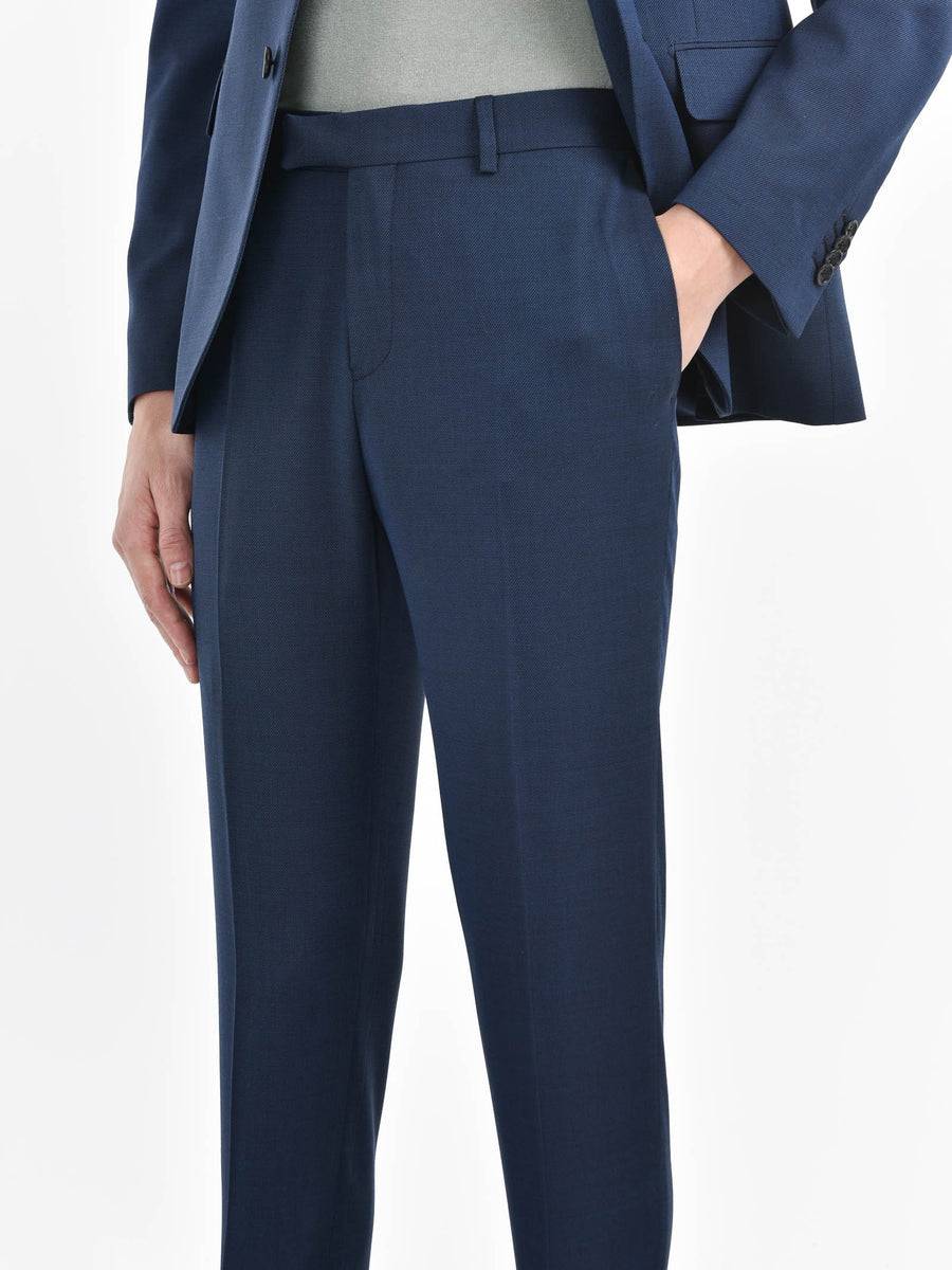 Paoloni Abito Slim Microarmatura Lana Cotone