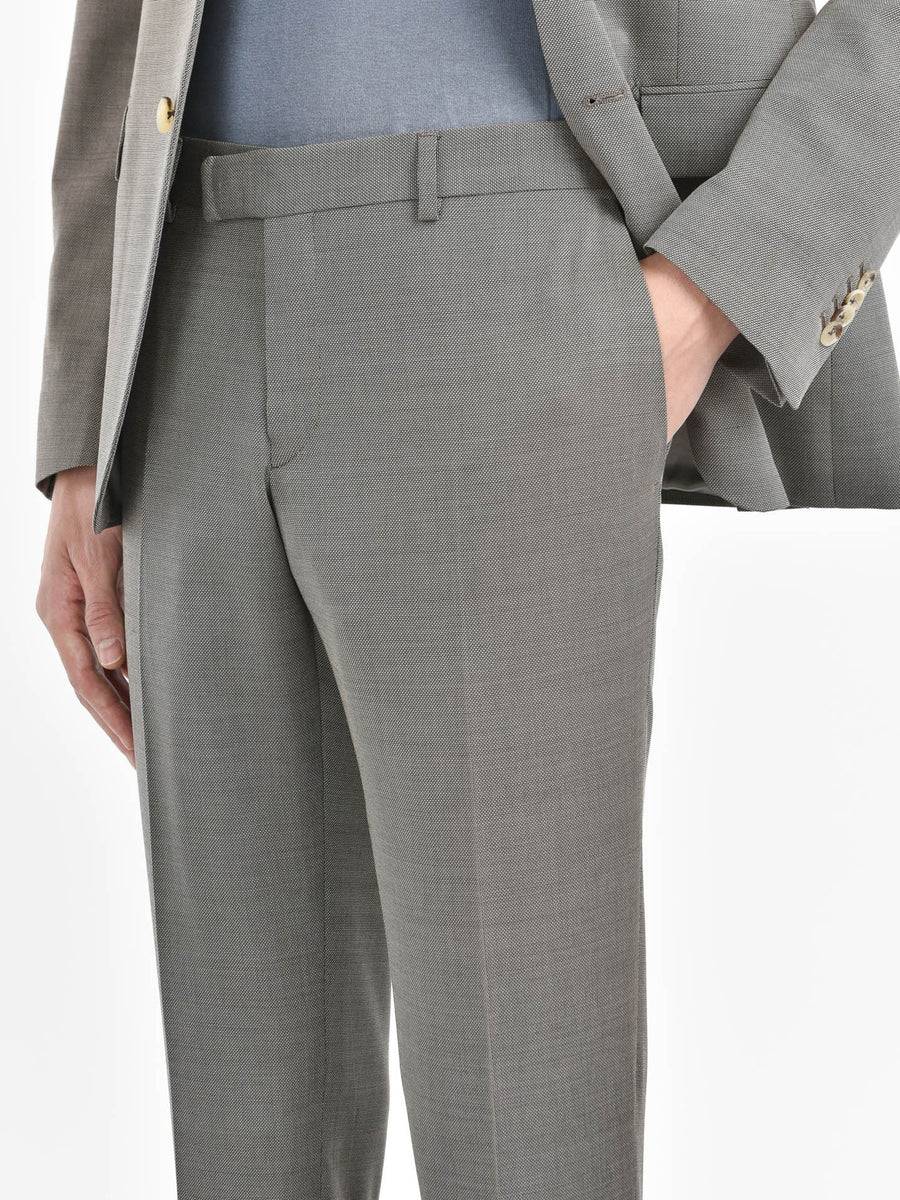 Paoloni Abito Slim Microarmatura Lana Cotone