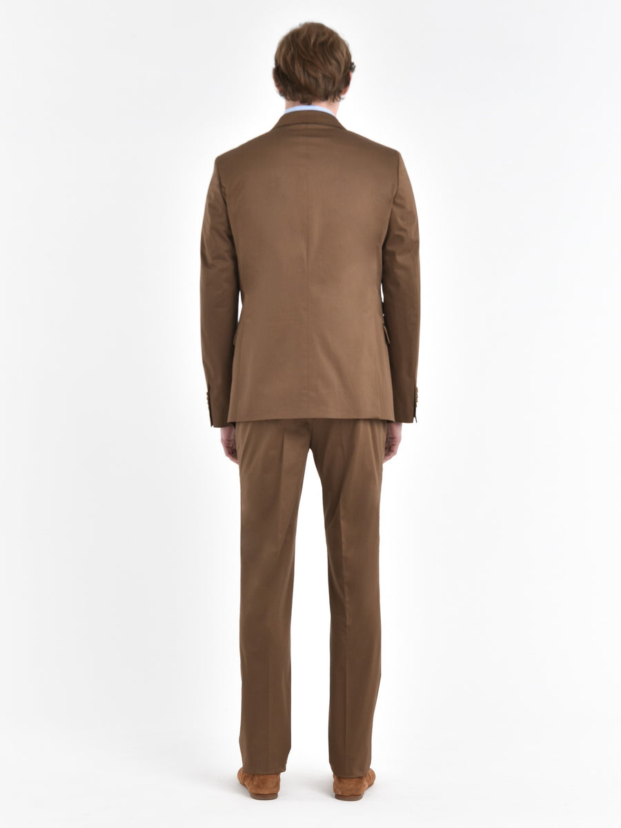 Paoloni Abito Slim Raso Di Cotone Stretch