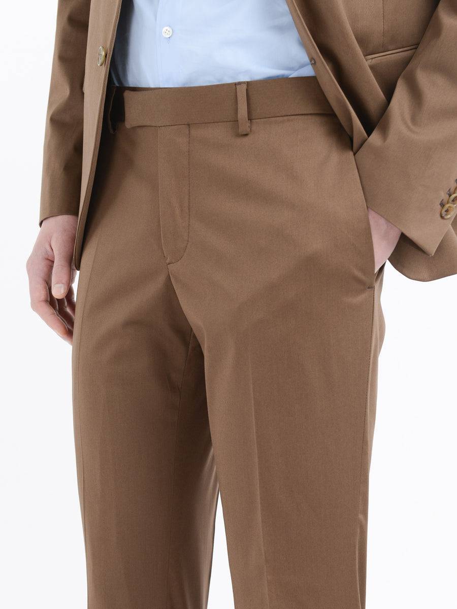 Paoloni Abito Slim Raso Di Cotone Stretch