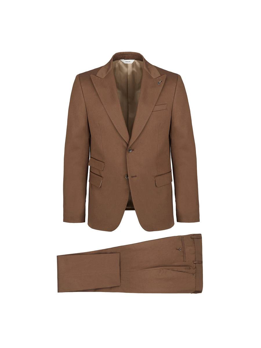 Paoloni Abito slim raso di cotone stretch