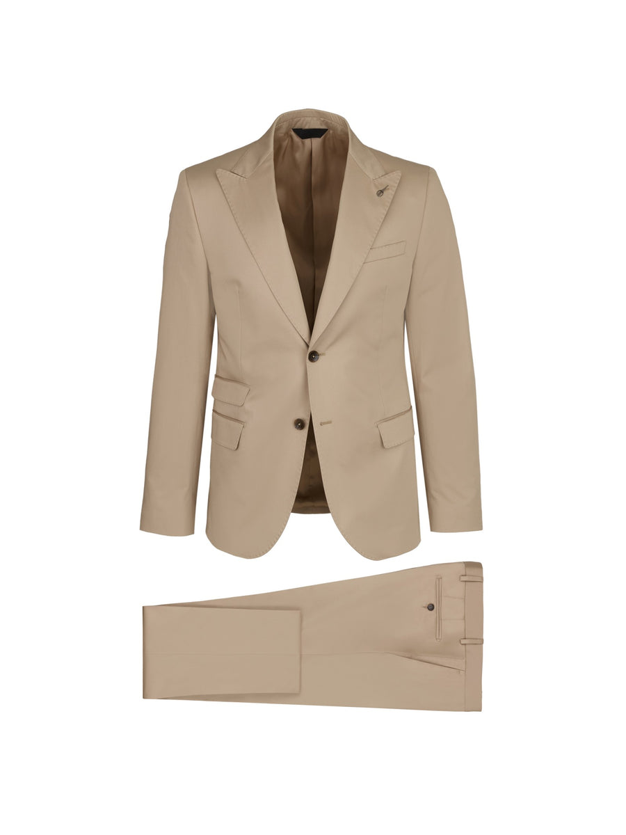 Paoloni Abito slim raso di cotone stretch