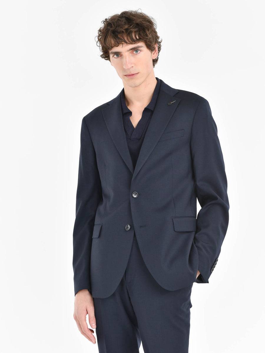 Paoloni Abito Slim Tela Di Lana Stretch