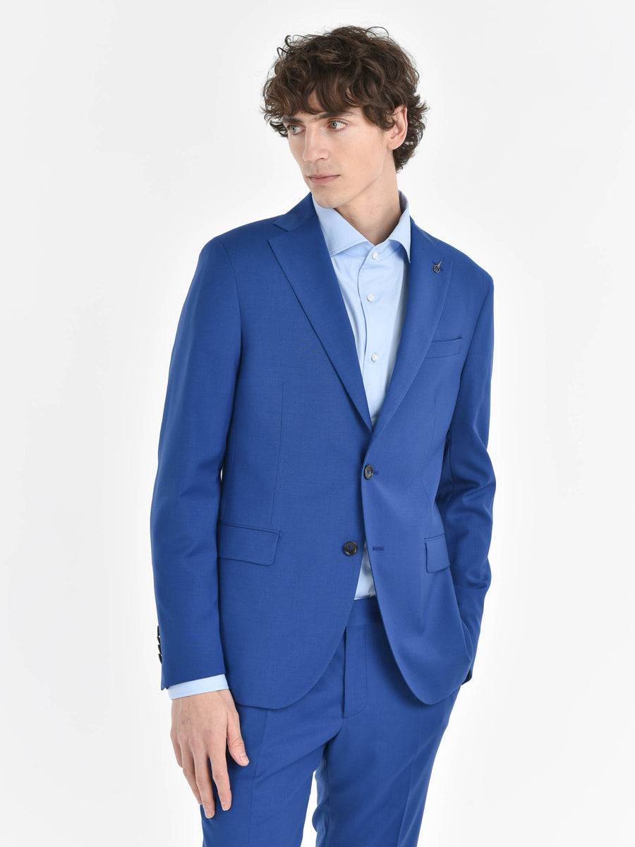 Paoloni Abito Slim Tela Di Lana Stretch