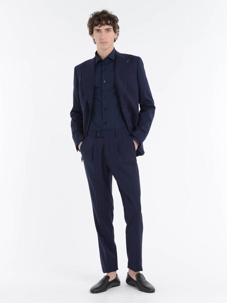 Paoloni Camicia Regular Popeline Di Cotone