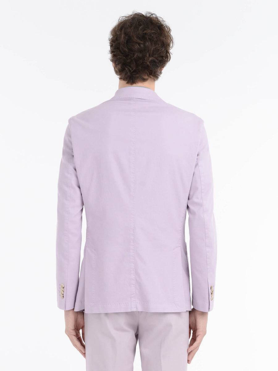 Paoloni Giacca Doppiopetto Misto Cotone Stretch