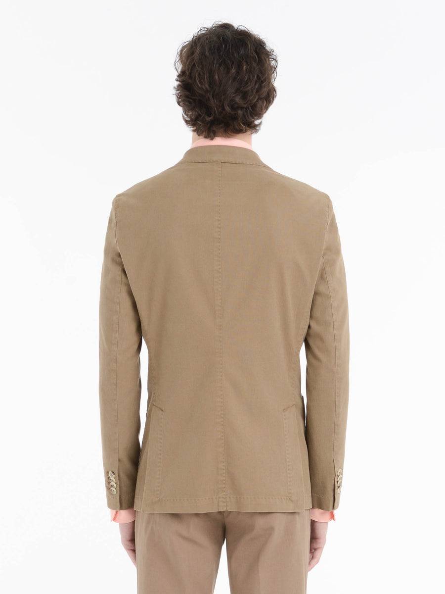 Paoloni Giacca Doppiopetto Misto Cotone Stretch