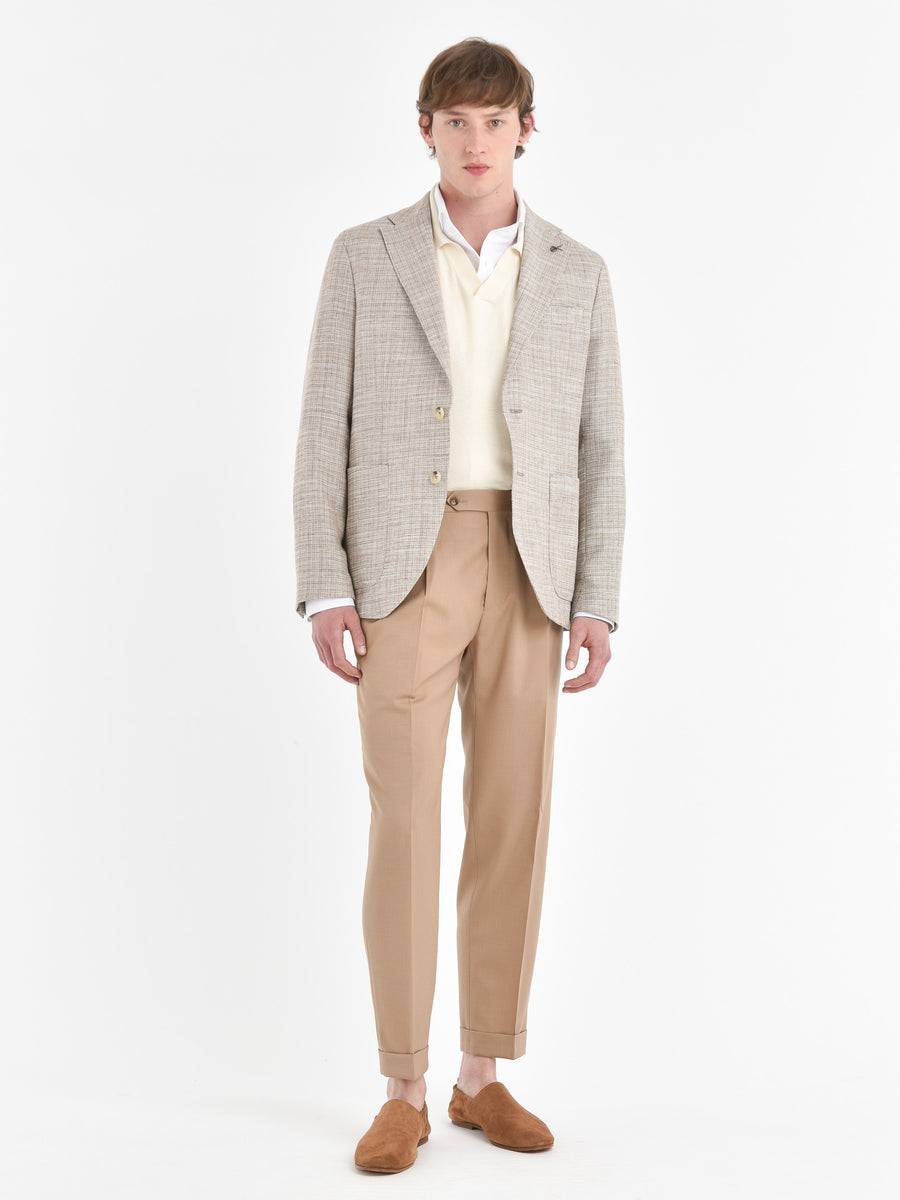 Paoloni Giacca Effetto Moulinè Stretch