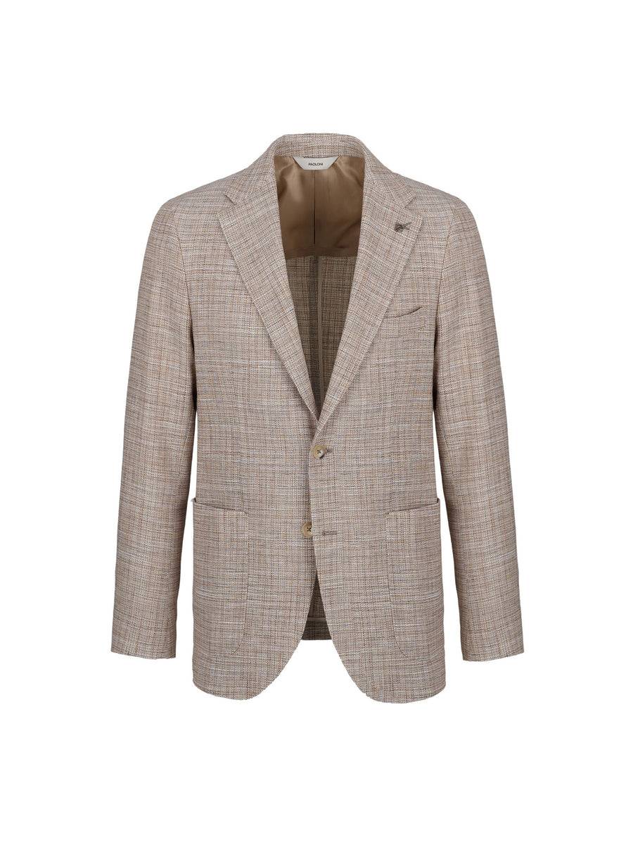 Paoloni Giacca effetto moulinè stretch