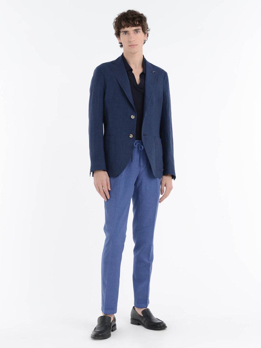 Paoloni Giacca In Lino Delavè