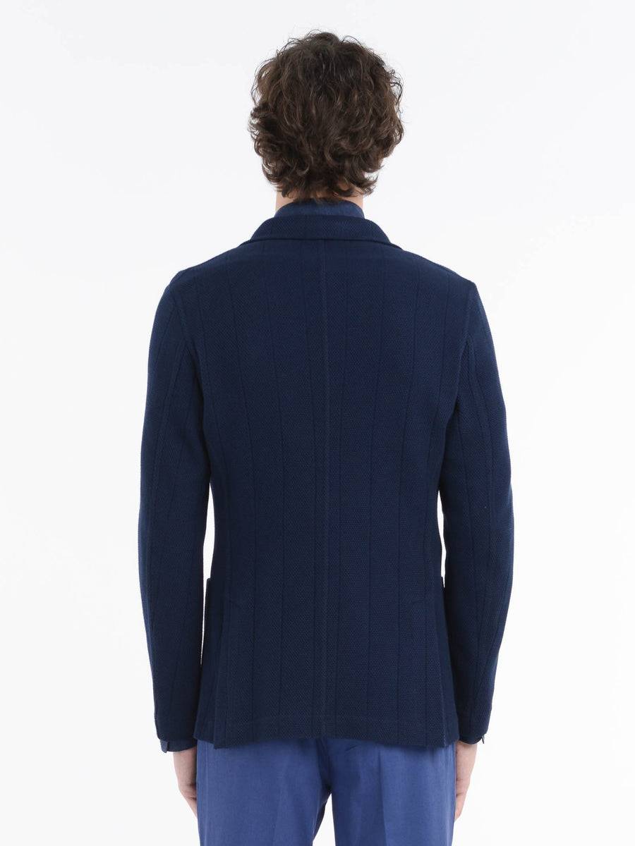 Paoloni Giacca Maglia Doppio Petto Cotone