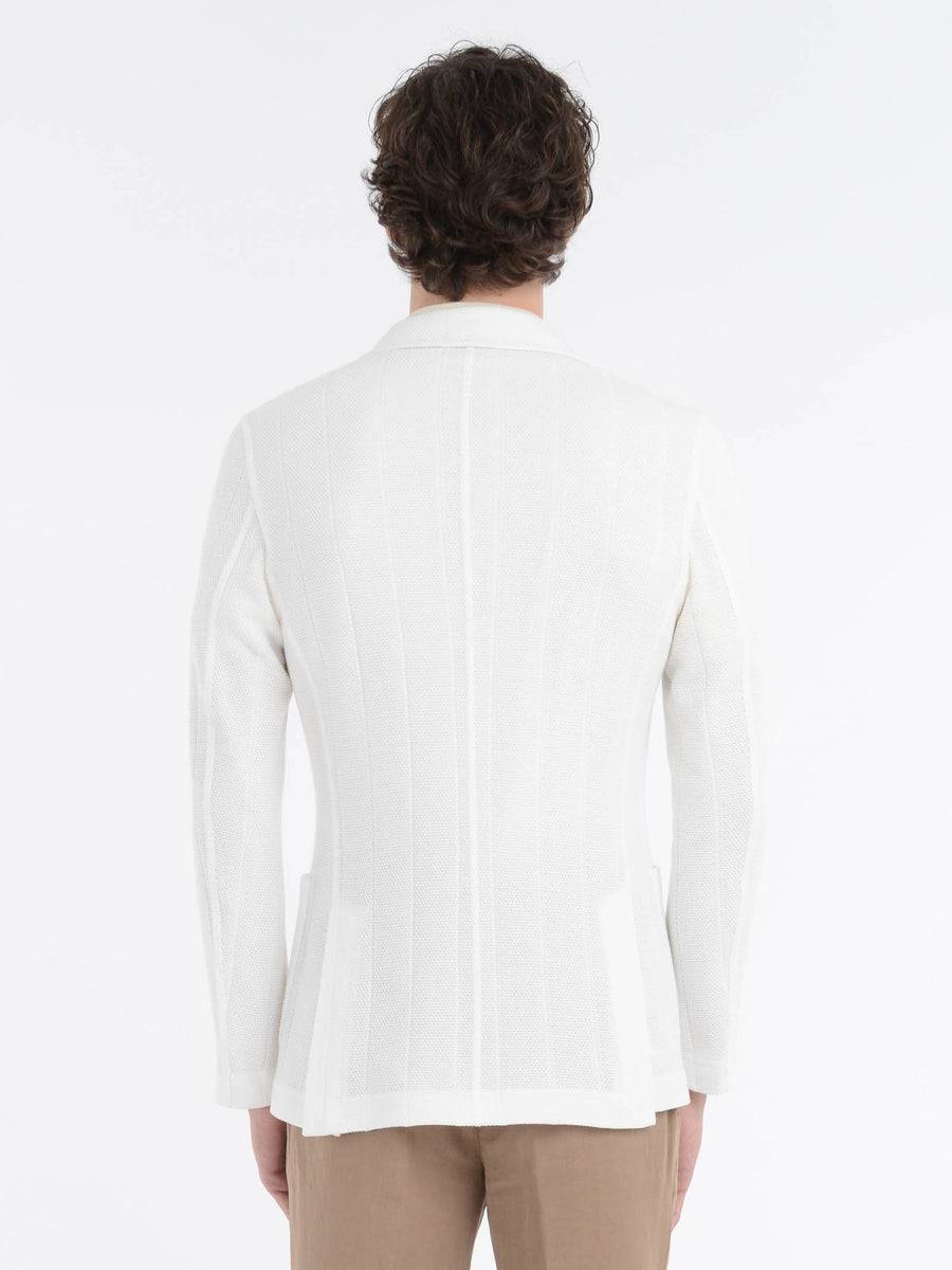 Paoloni Giacca Maglia Doppio Petto Cotone