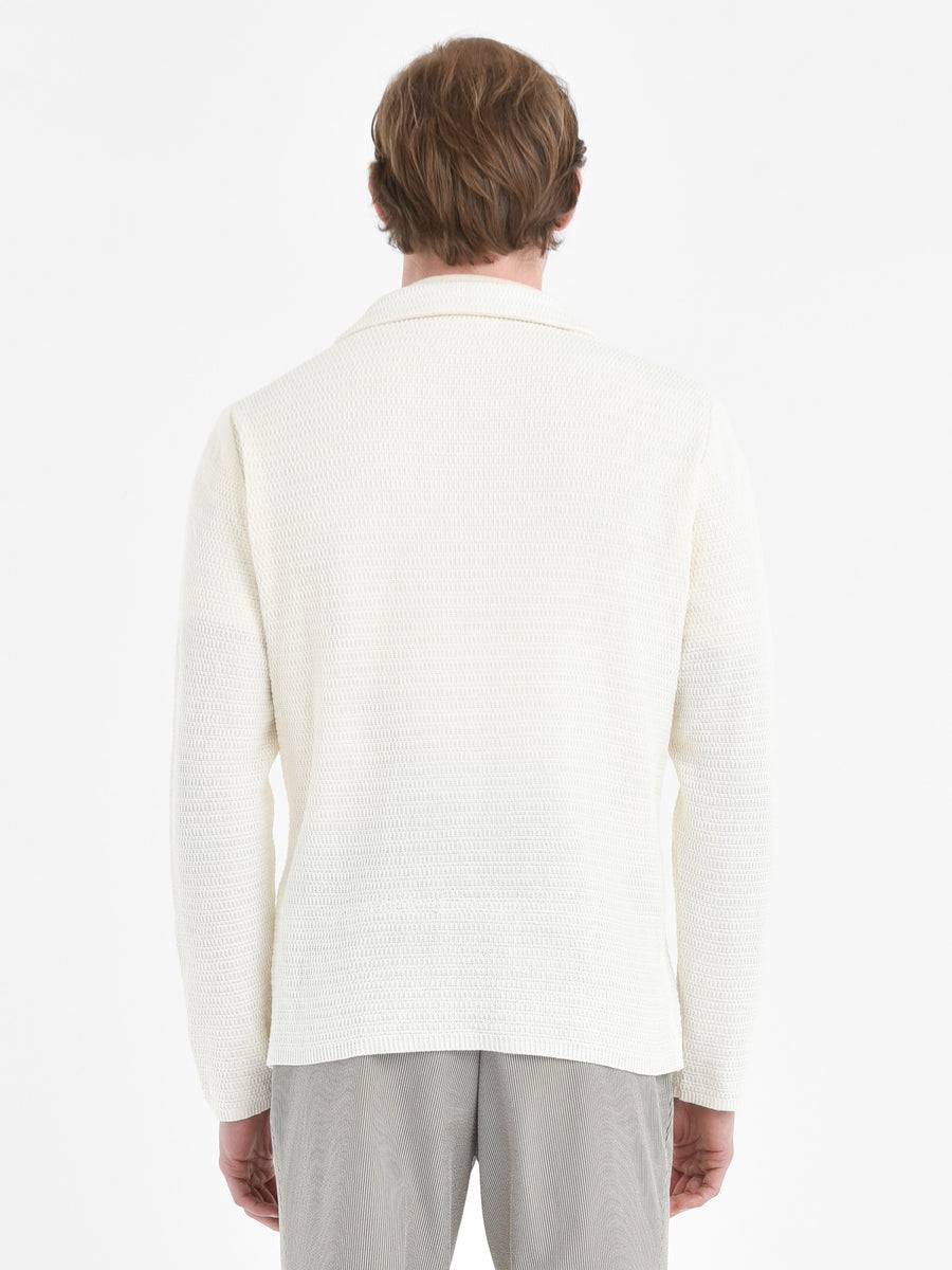 Paoloni Overshirt In Maglia Misto Cotone