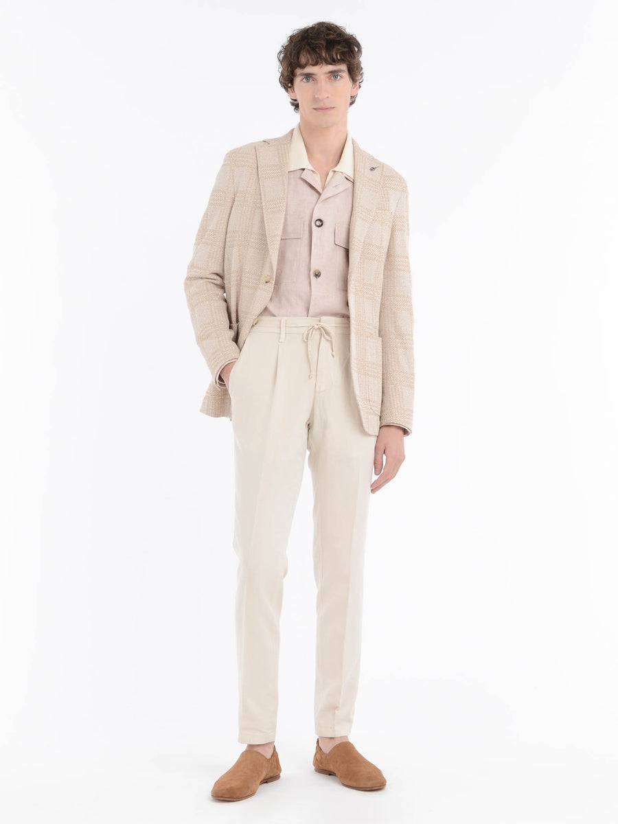 Paoloni Pantalone Jogging Gabardina Misto Cotone