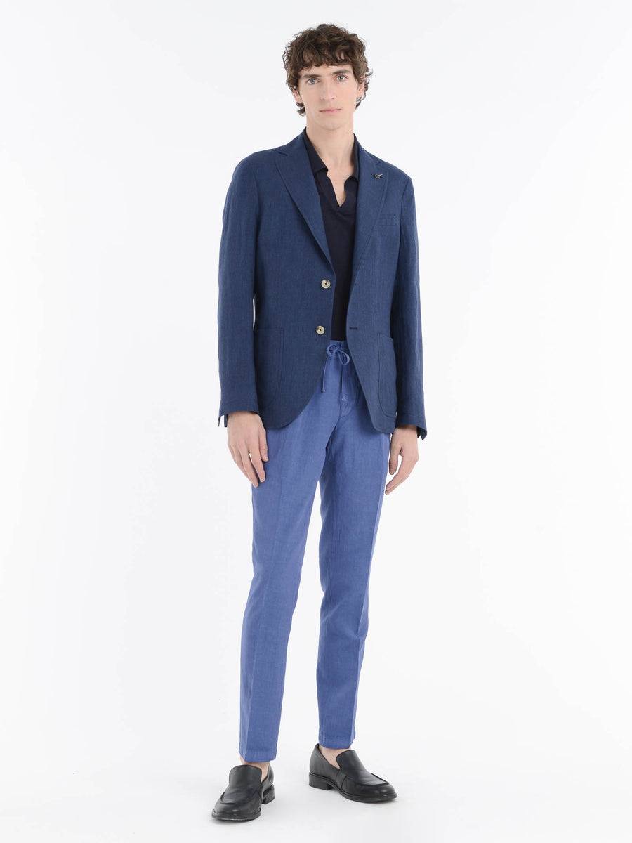 Paoloni Pantalone Jogging Gabardina Misto Cotone