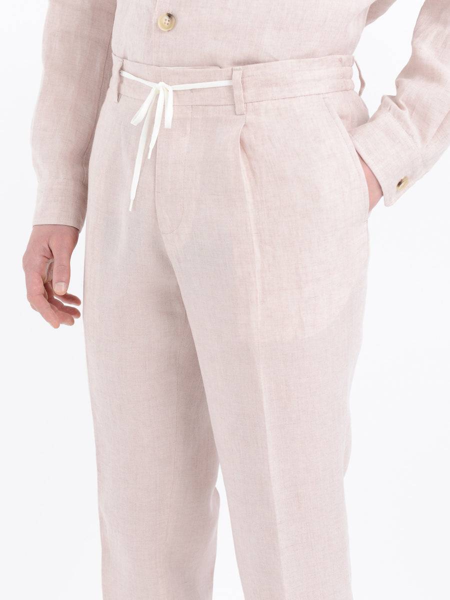 Paoloni Pantalone Jogging Lino Delavè