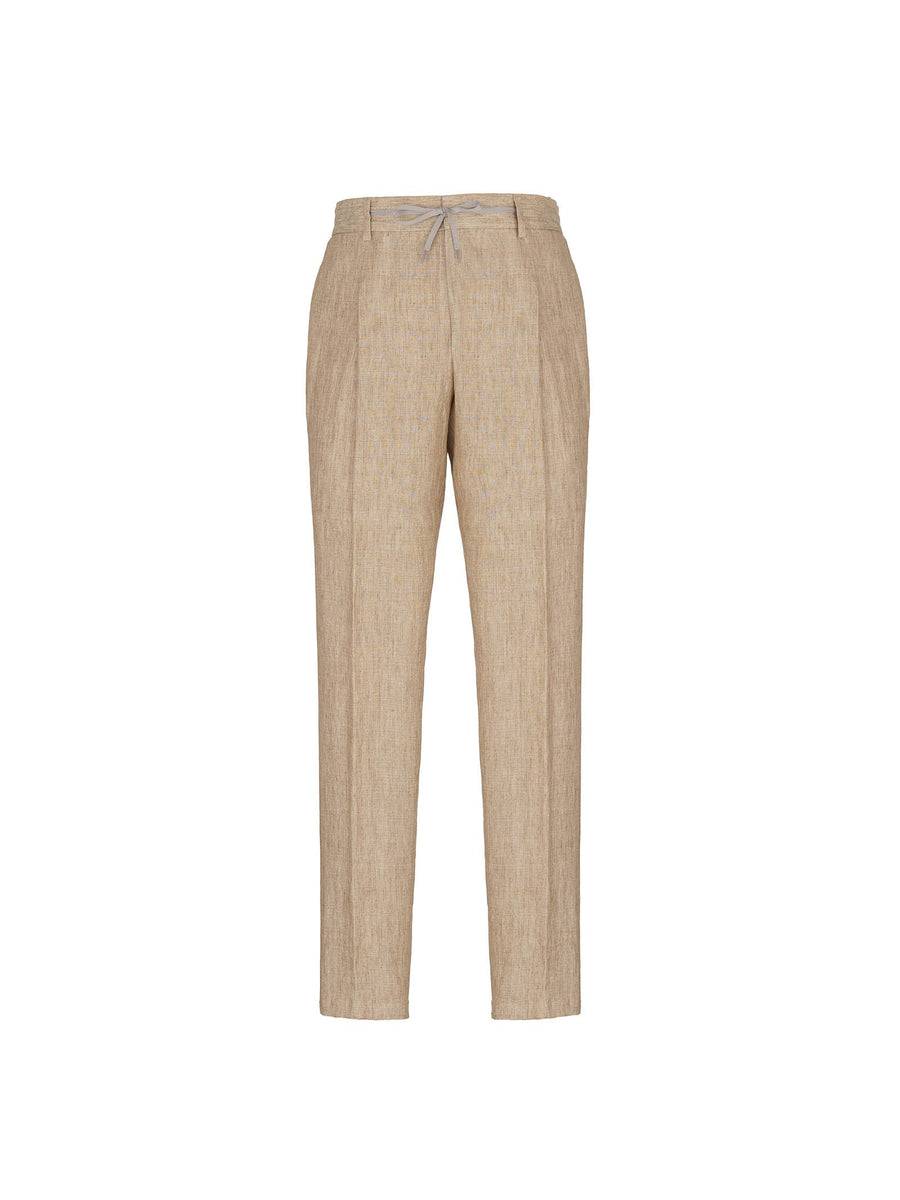 Paoloni Pantalone jogging lino delavè