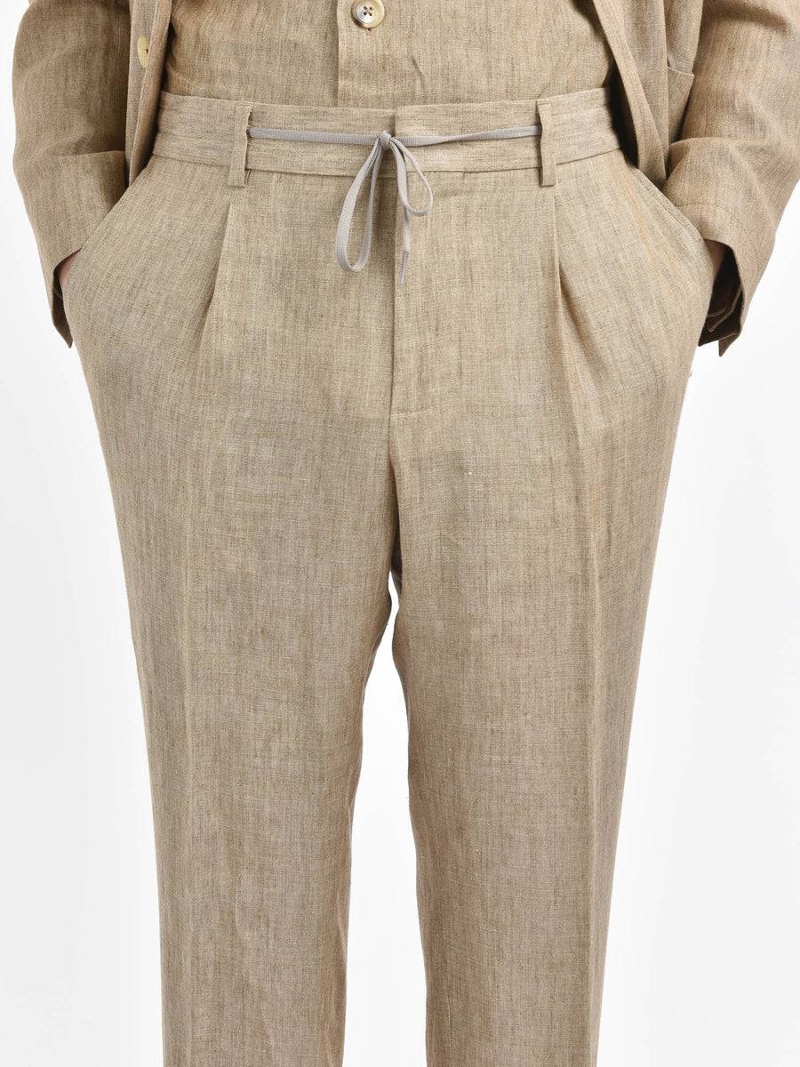 Paoloni Pantalone Jogging Lino Delavè