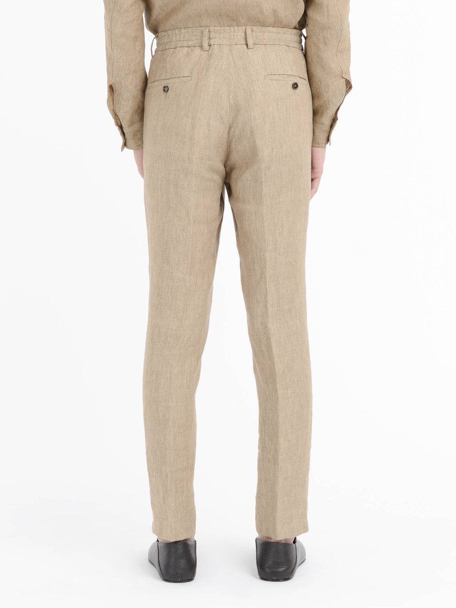 Paoloni Pantalone Jogging Lino Delavè