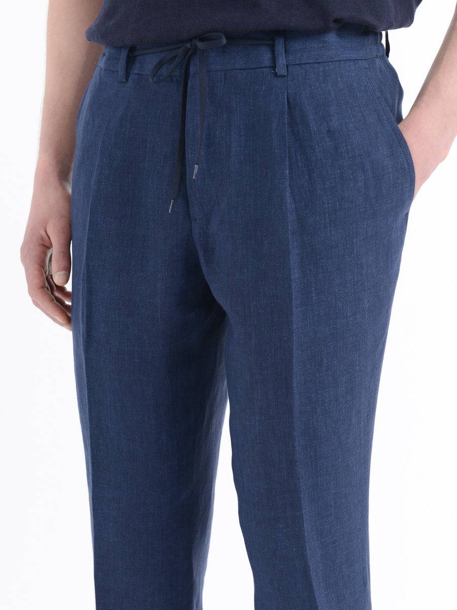 Paoloni Pantalone Jogging Lino Delavè