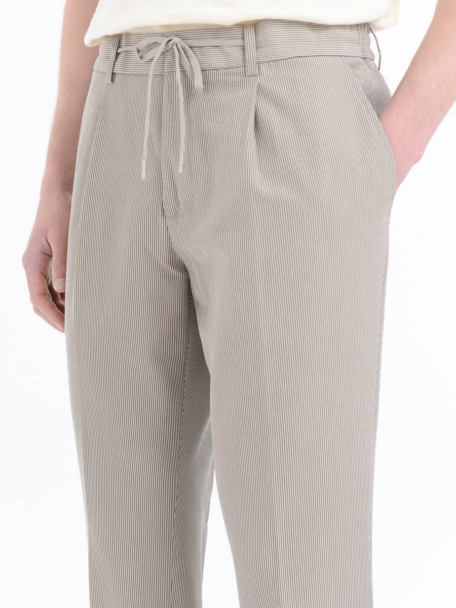 Paoloni Pantalone Jogging Seersucker Gessato