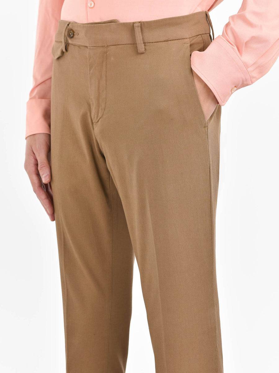 Paoloni Pantalone Slim Misto Cotone Stretch