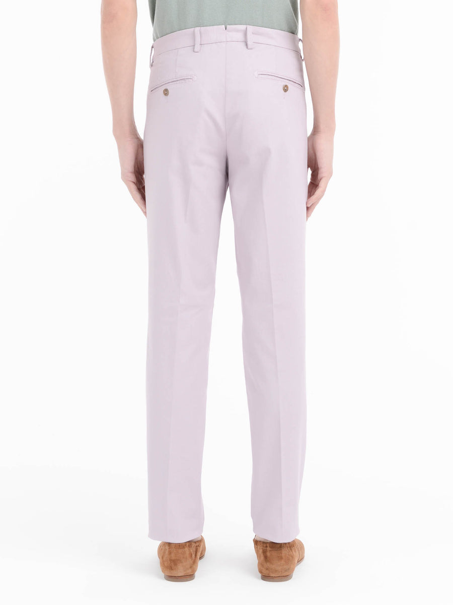 Paoloni Pantalone Slim Misto Cotone Stretch