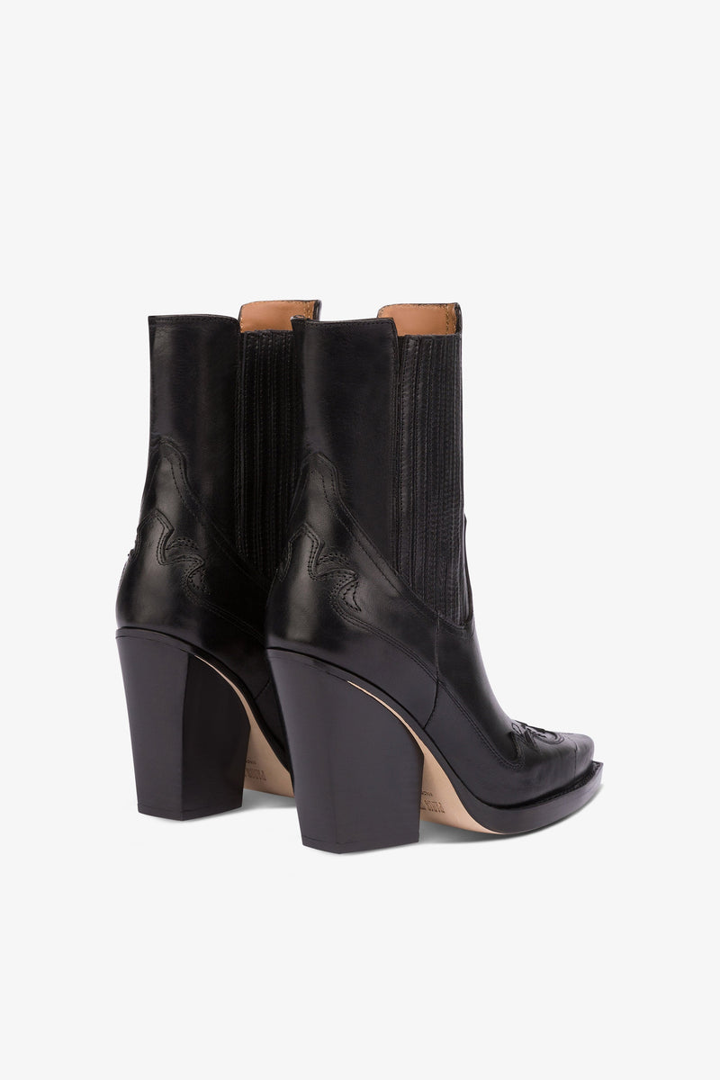 Paris Texas DALLAS EMBROIDERED ANKLE BOOT 100