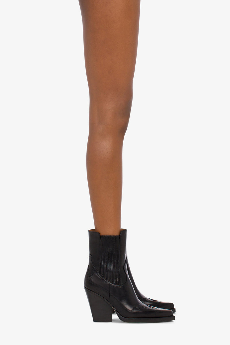 Paris Texas DALLAS EMBROIDERED ANKLE BOOT 100