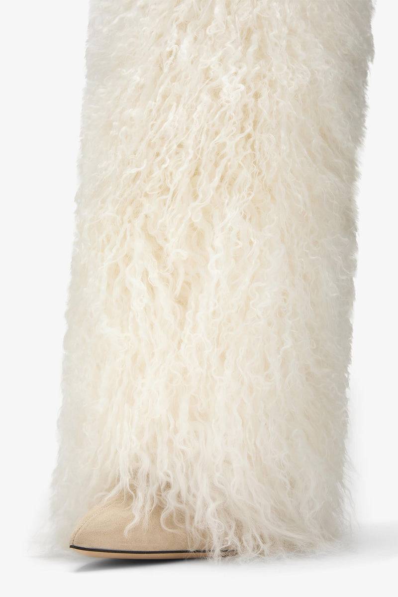 Paris Texas Furry Stiletto Boot