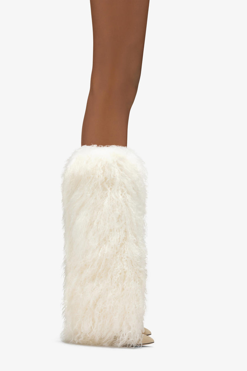 Paris Texas Furry Stiletto Boot