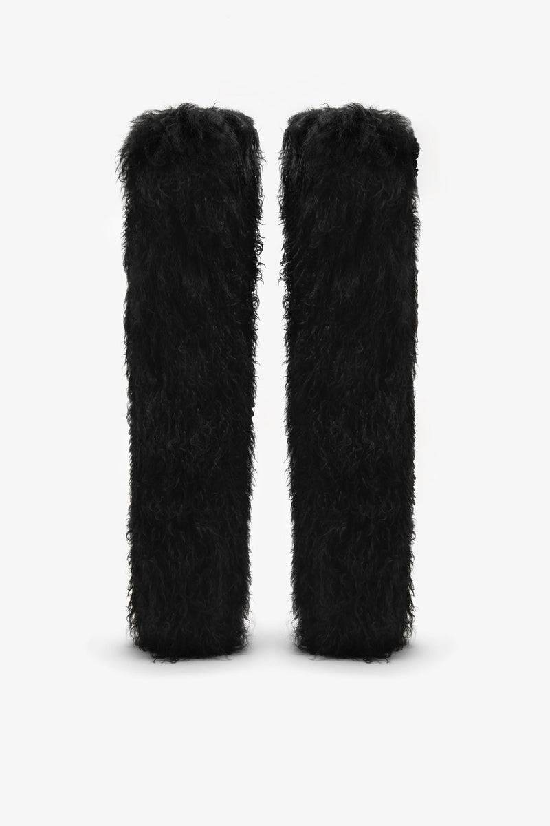 Paris Texas FURRY STILETTO BOOT