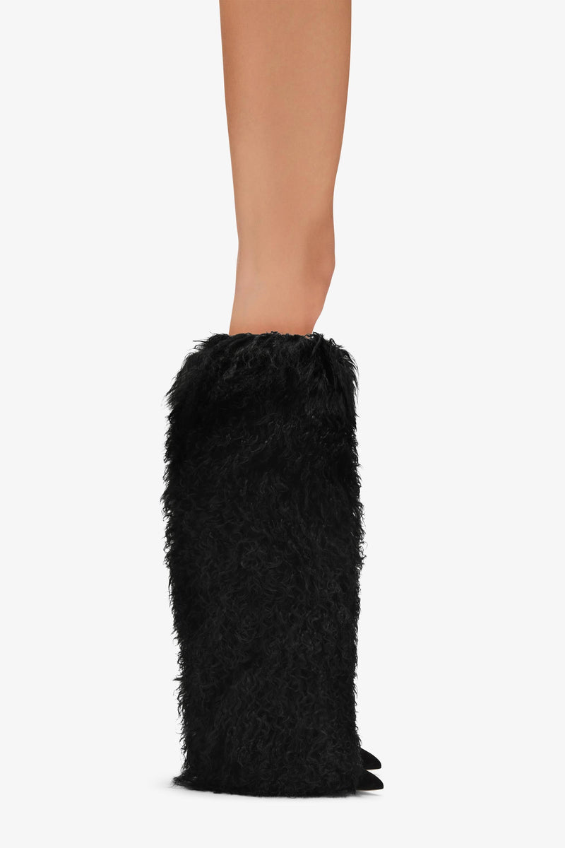 Paris Texas FURRY STILETTO BOOT