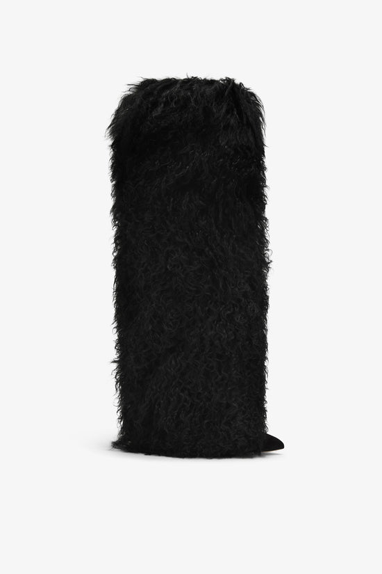 Paris Texas FURRY STILETTO BOOT