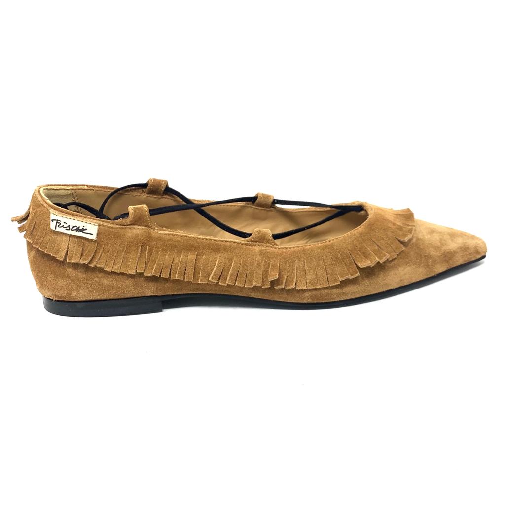 Passion Blanche Brigitte Scamosciata Cammello Frangia