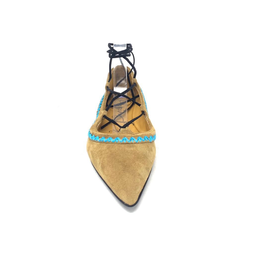 Passion Blanche Brigitte Scamosciata Cammello + Ric Turch