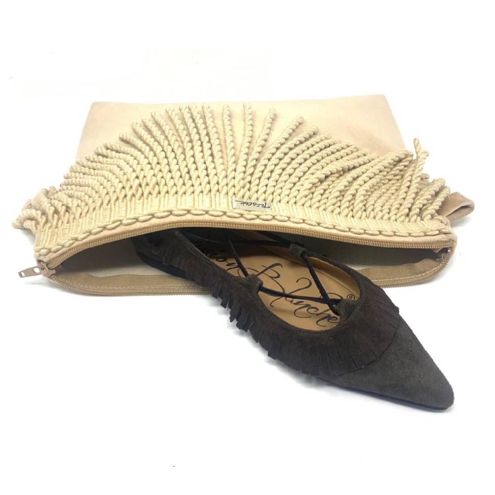 Passion Blanche Brigitte Scamosciata T.Moro Frangia