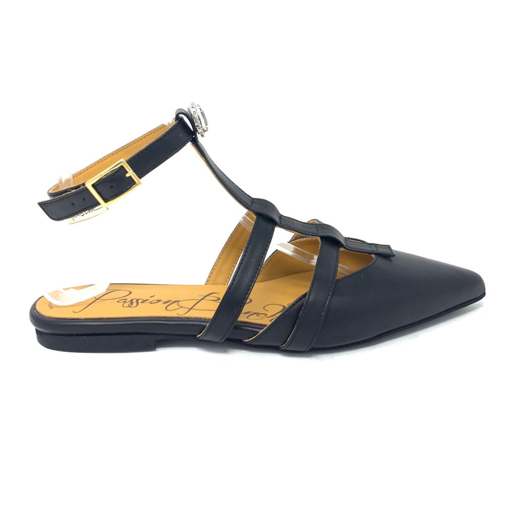 Passion Blanche Bibì pelle nera + pietra antracite