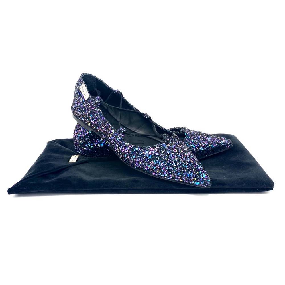 Passion Blanche Brigitte Glitter Nero/Blu