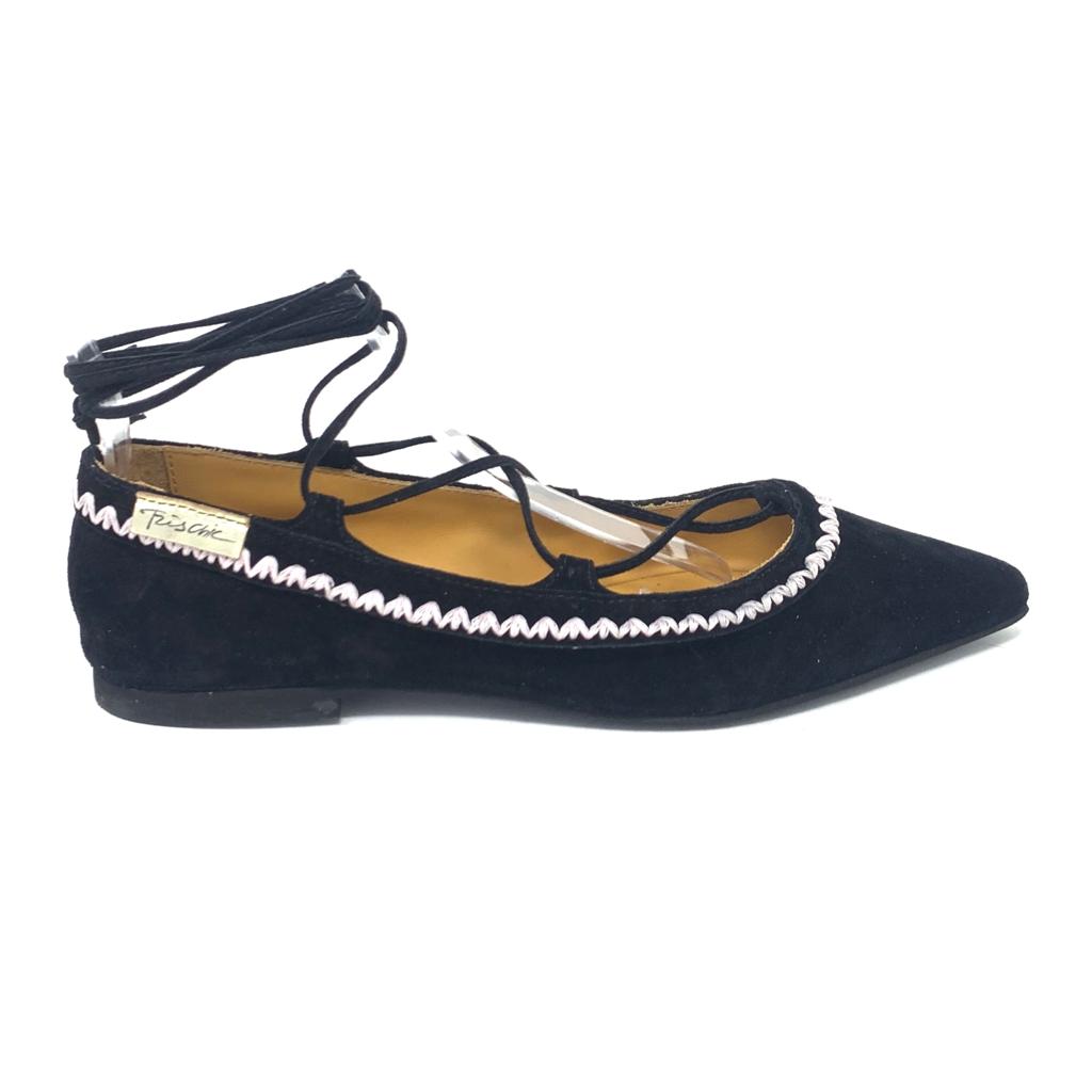 Passion Blanche Brigitte Scamosciata Nera + Ric Rosa