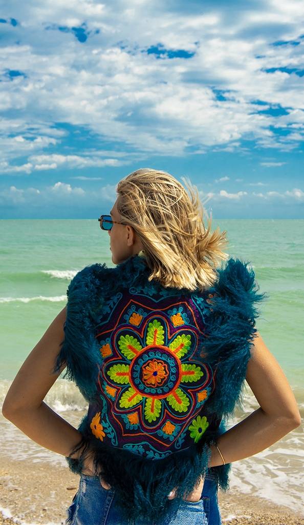 Passion Blanche GILET INDIA MONGOLIA OTTANIO