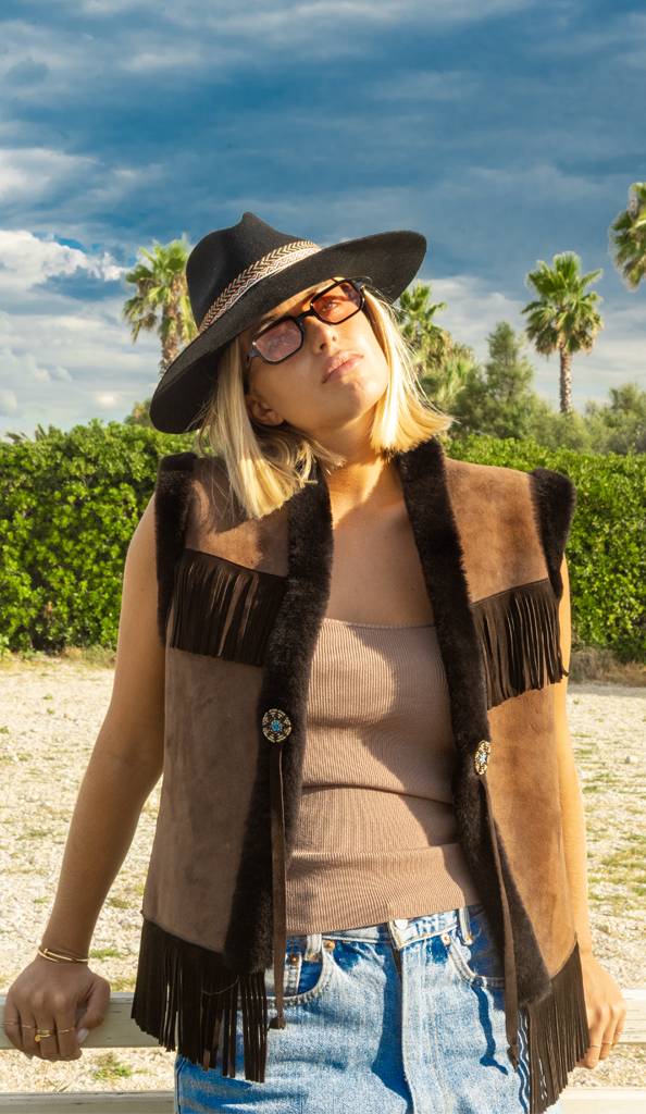 Passion Blanche GILET T.MORO MONTONE + FRANGIA